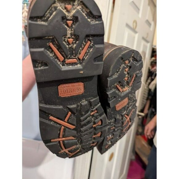 C.E. Schmidt Brown 10" Steel Toe Waterproof Work Safety Boots - Mens Size 10 W - Picture 4 of 5